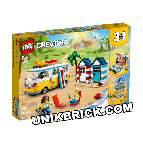  [CÓ HÀNG] LEGO Creator 31138 Beach Camper Van 3 IN 1 