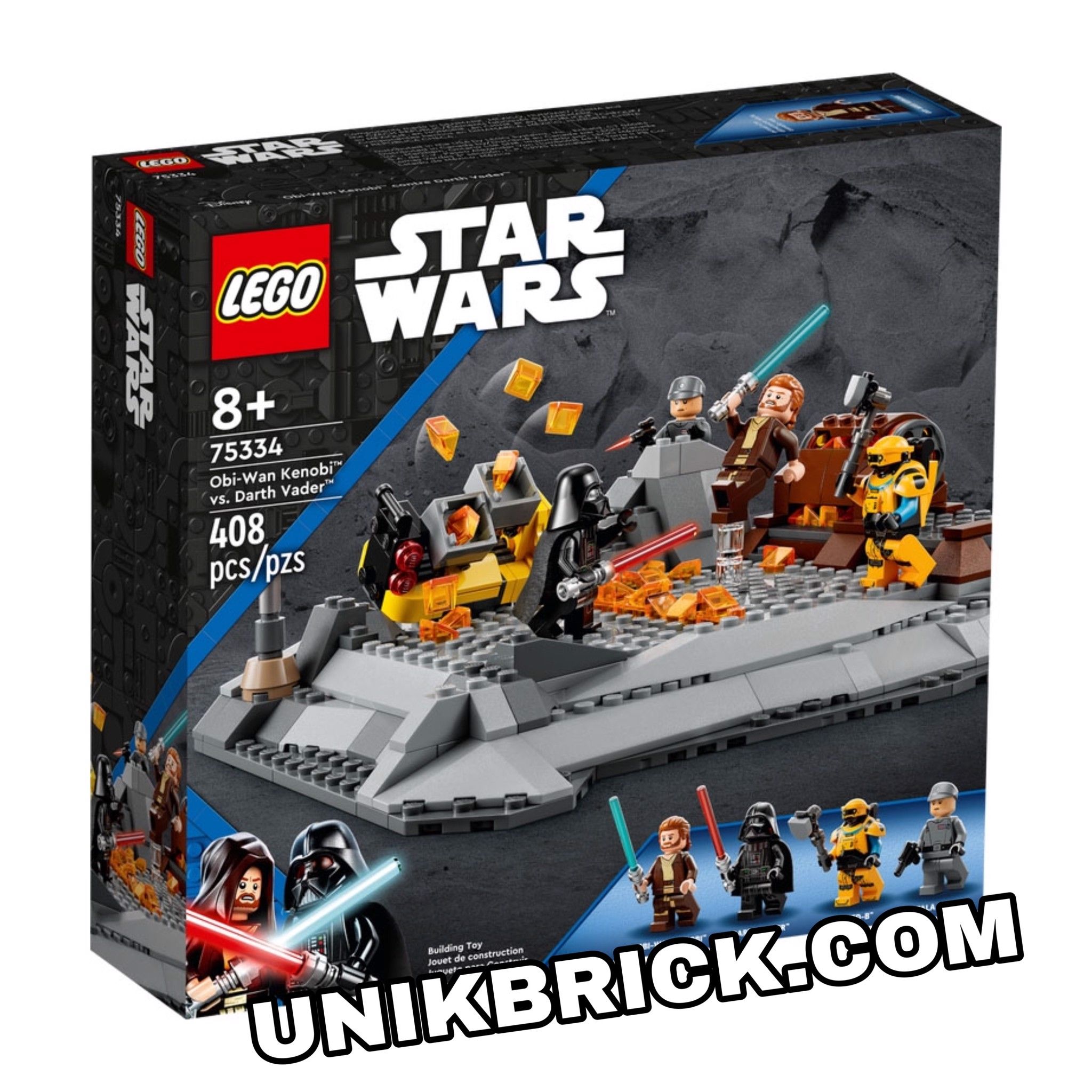 LEGO Star Wars 75334 Obi-Wan Kenobi vs. Darth Vader – UNIK BRICK