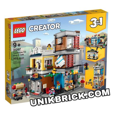  [HÀNG ĐẶT/ ORDER] LEGO Creator 31097 Townhouse Pet Shop & Café 