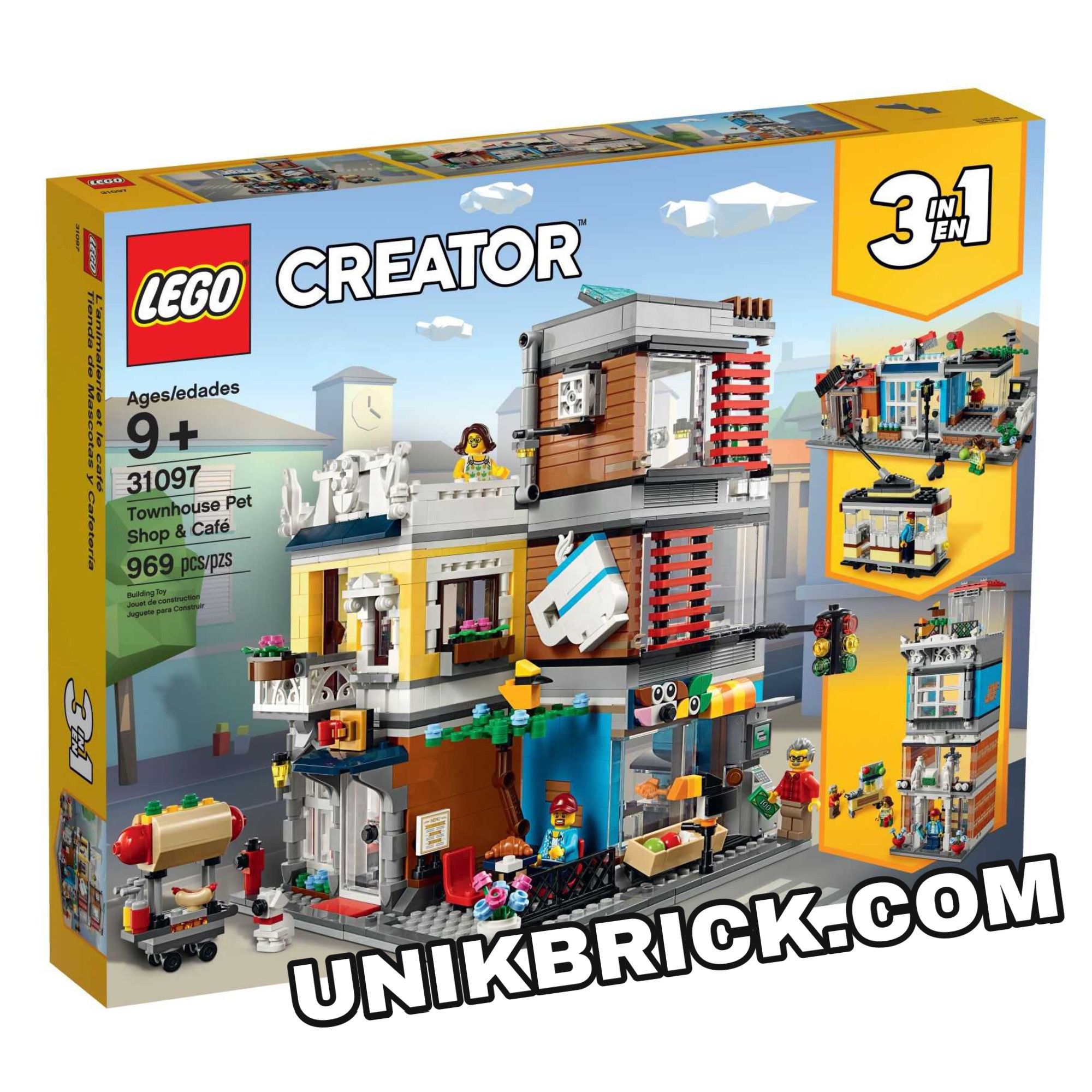 [HÀNG ĐẶT/ ORDER] LEGO Creator 31097 Townhouse Pet Shop & Café