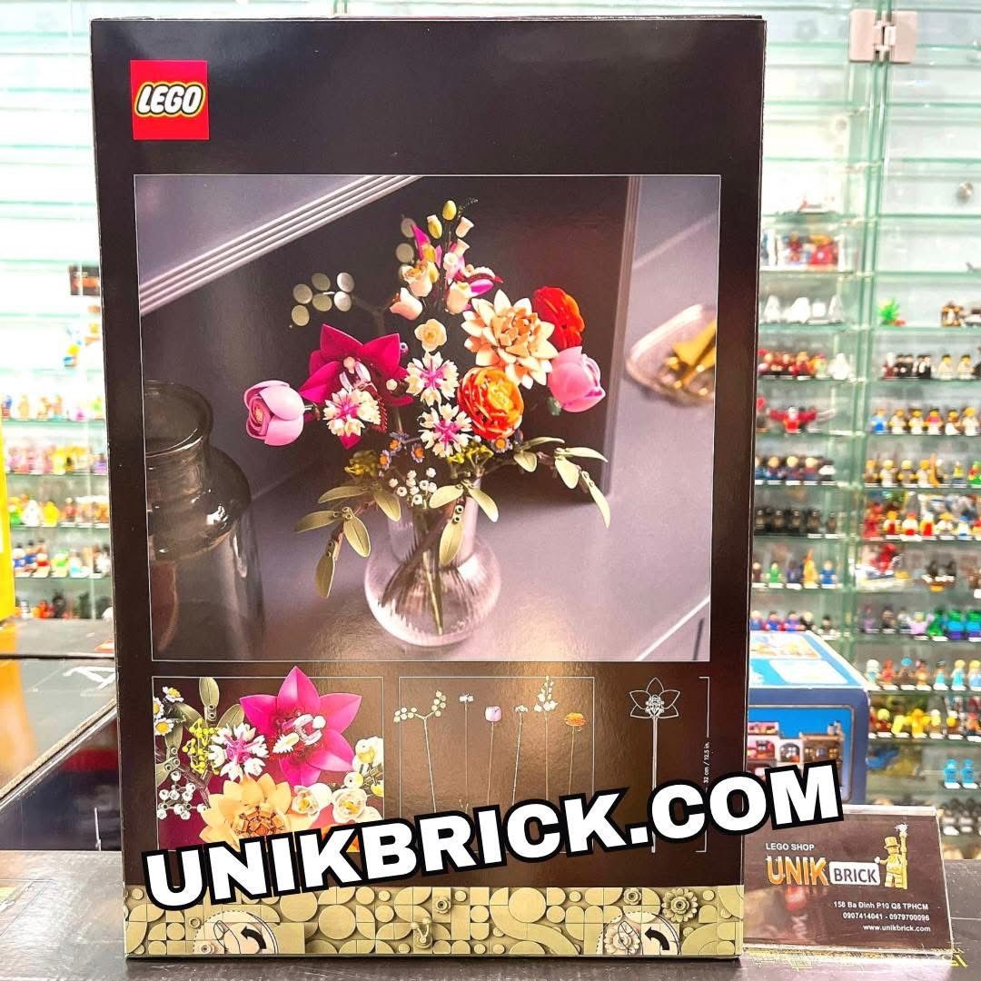 LEGO 10342 The Botanical Collection Pretty Pink Flower Bouquet – UNIK BRICK