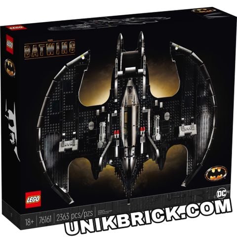 [CÓ HÀNG] LEGO DC 76161 Batman 1989 Batwing Máy Bay Người Dơi 