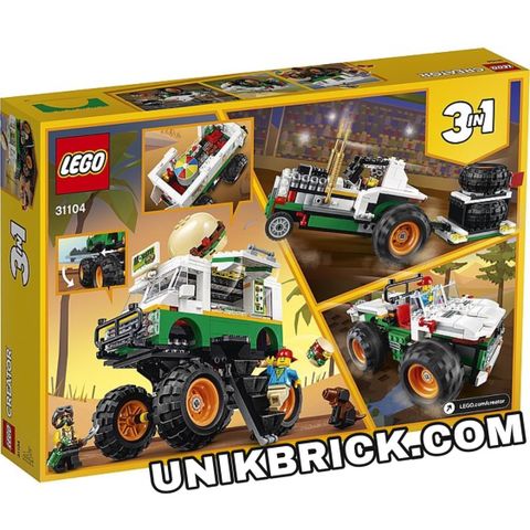  [HÀNG ĐẶT/ ORDER] LEGO Creator 31104 Monster Burger Truck 3 IN 1 