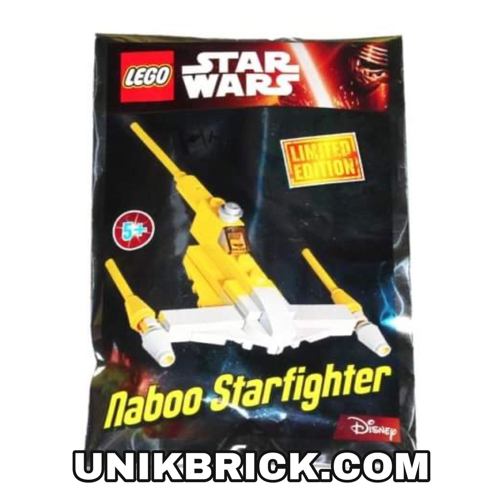 [CÓ HÀNG] LEGO Star Wars 911609 Naboo Starfighter Foil Pack Polybag