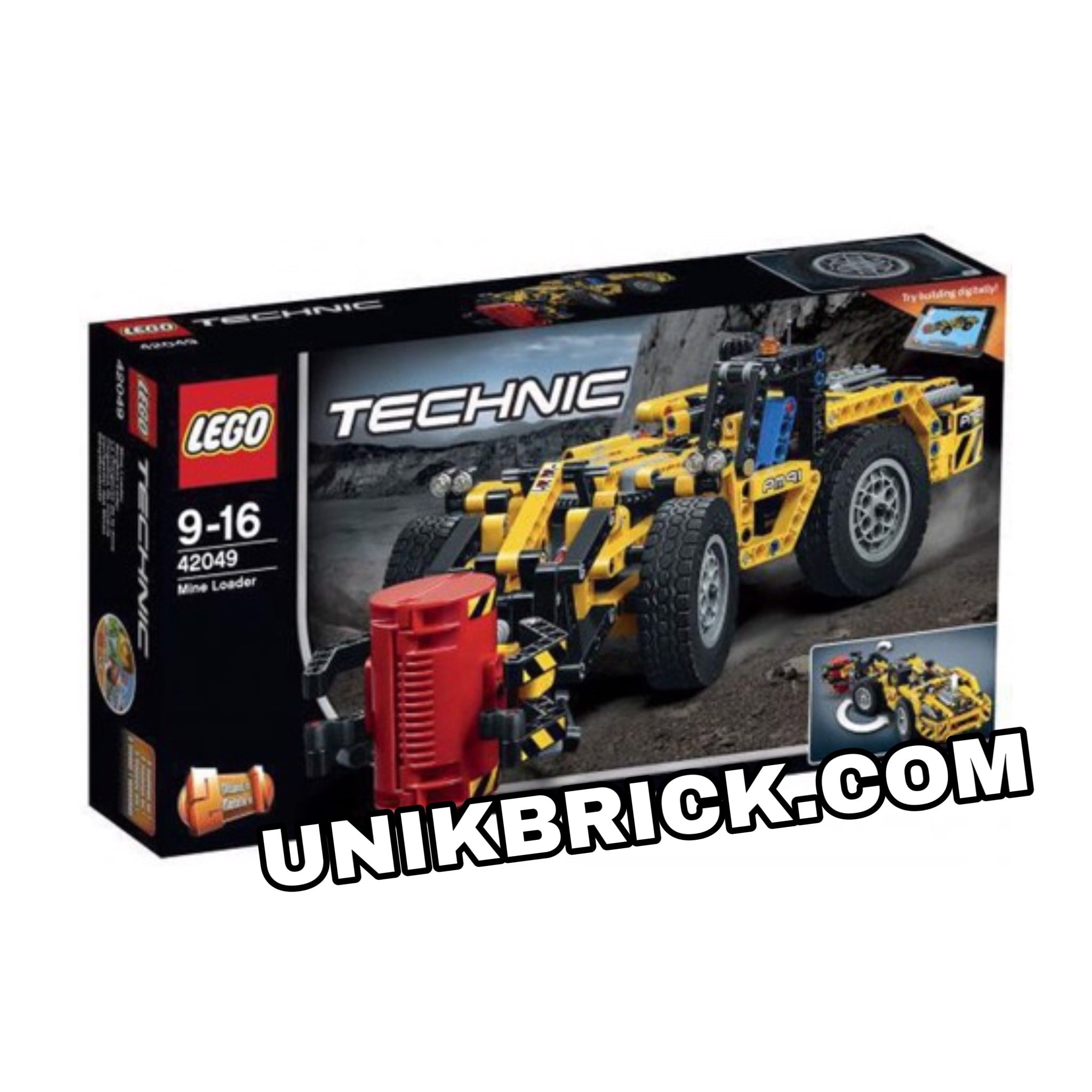 ORDER ITEMS] LEGO Technic 42049 Mine Loader – UNIK BRICK