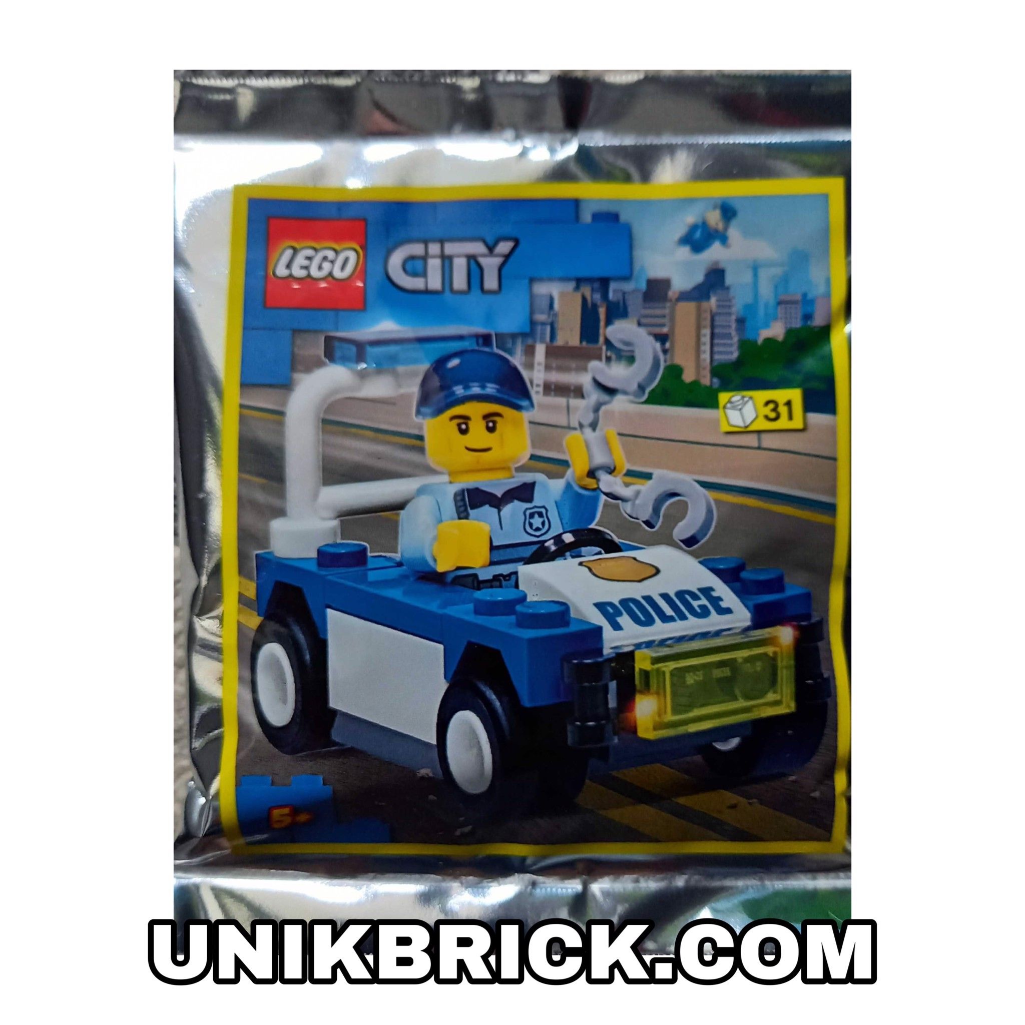 [ORDER ITEMS] LEGO Policeman with Car Foil Pack