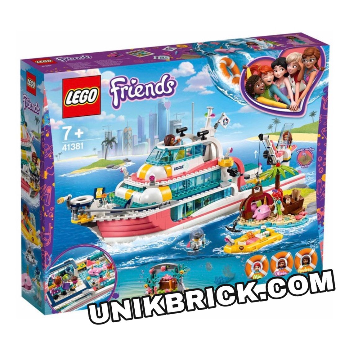 [HÀNG ĐẶT/ ORDER] LEGO Friends 41381 Rescue Mission Boat