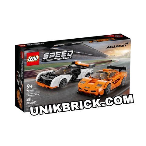  [CÓ HÀNG] LEGO Speed Champions 76918 McLaren Solus GT & McLaren F1 LM 