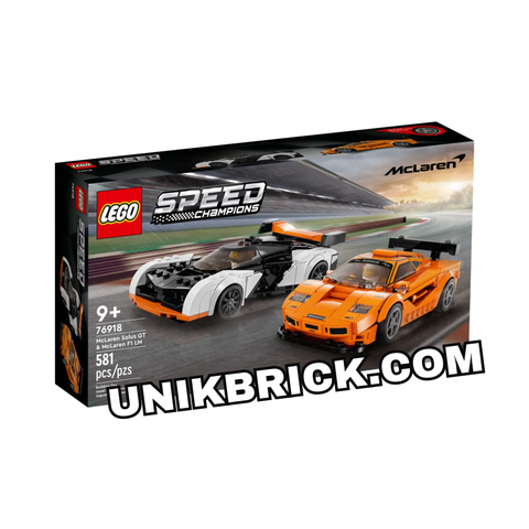  [HÀNG ĐẶT/ ORDER] LEGO Speed Champions 76918 McLaren Solus GT & McLaren F1 LM 