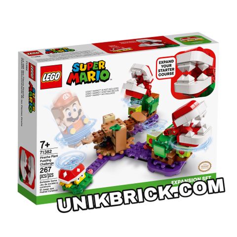  [HÀNG ĐẶT/ ORDER] LEGO Super Mario 71382 Piranha Plant Puzzling Challenge Expansion Set 