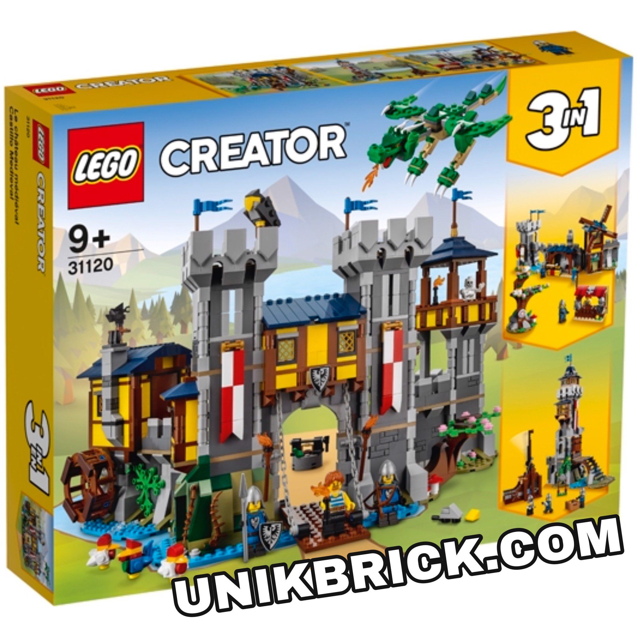 [CÓ HÀNG] LEGO Creator 31120 Medieval Castle 3 IN 1