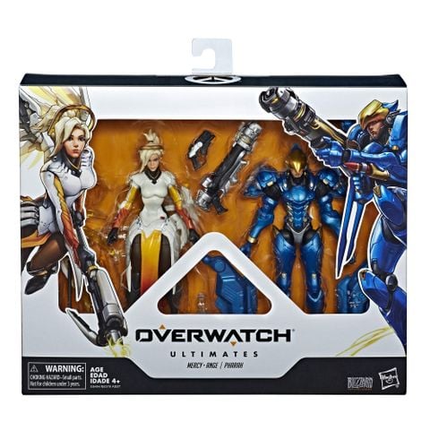  [CÓ HÀNG] Hasbro Overwatch Ultimates Mercy and Pharah 6 Inch Action Figure 