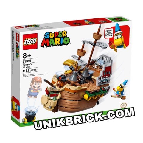  [HÀNG ĐẶT/ ORDER] LEGO Super Mario 71391 Bowser’s Airship Expansion Set 