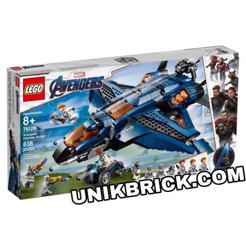  [CÓ HÀNG] LEGO Marvel Avengers Endgame 76126 Avengers Ultimate Quinjet 