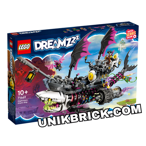 [HÀNG ĐẶT/ ORDER] LEGO DREAMZzz 71469 Nightmare Shark Ship 