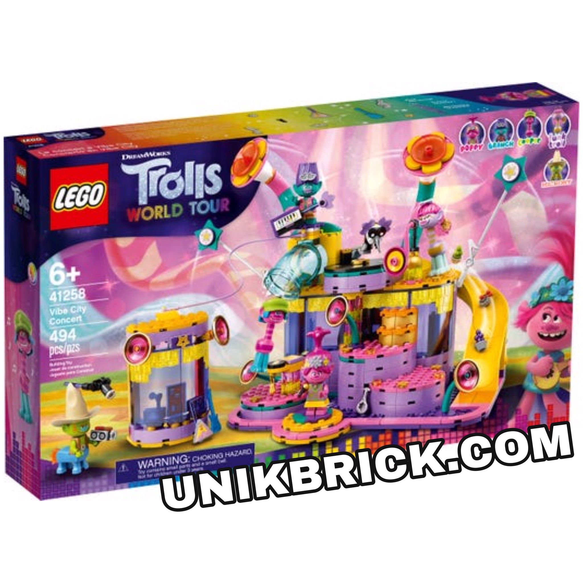 [HÀNG ĐẶT/ ORDER] LEGO Trolls World Tour 41258 Vibe City Concert