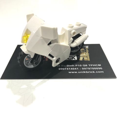  LEGO City White Motorbike (No.19) 