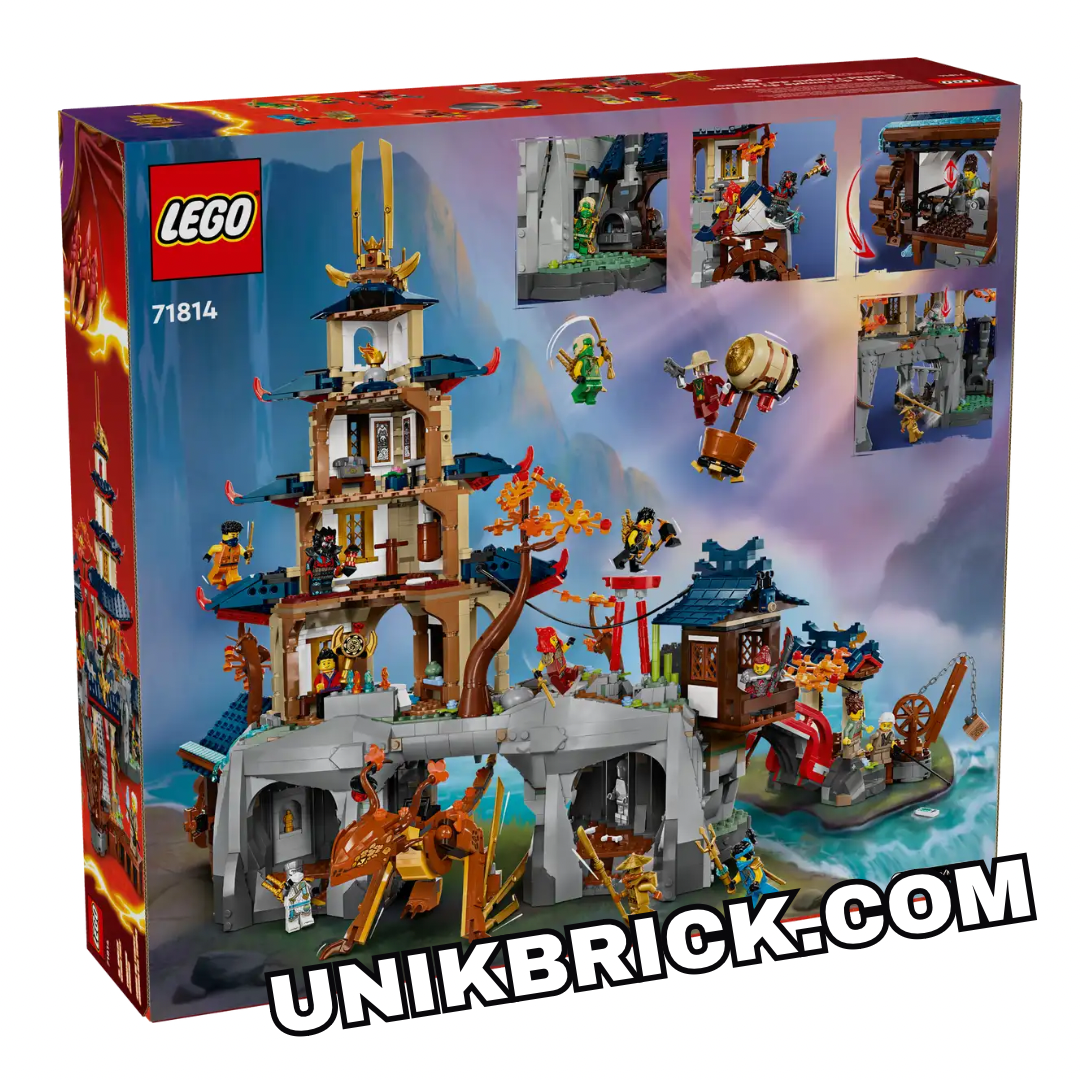 [HÀNG ĐẶT/ ORDER] LEGO Ninjago 71814 Tournament Temple City – UNIK BRICK