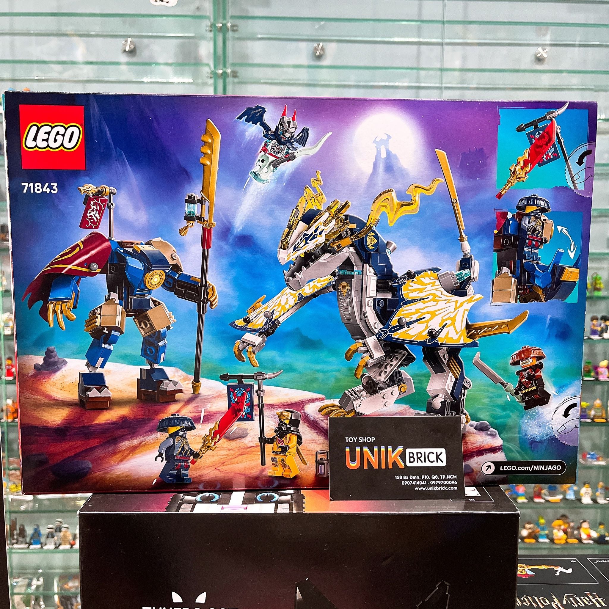 LEGO 71843 Ninjago Rogue’s Mech Dragon Rider Siêu robot rồng – UNIK BRICK