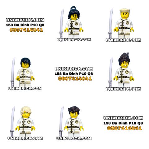  LEGO Ninjago Combo White Wu-Cru Training Gi 