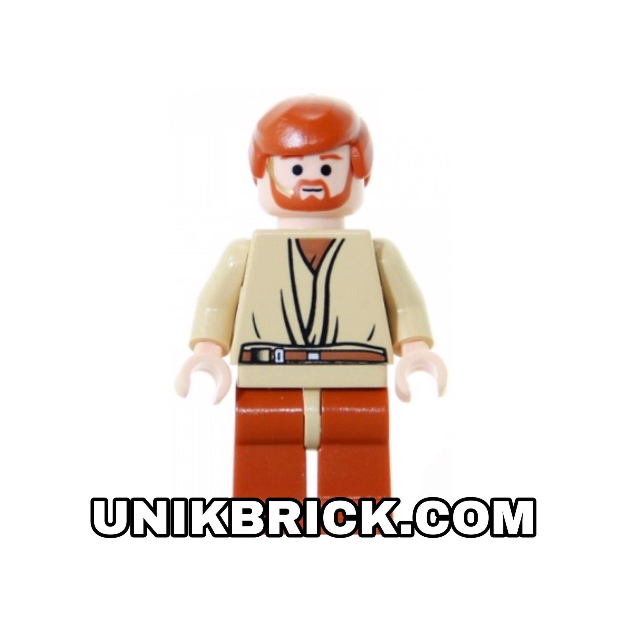 [ORDER ITEMS] LEGO Obi-Wan Kenobi Light Nougat Dark Orange Hair and Legs Gold Headset