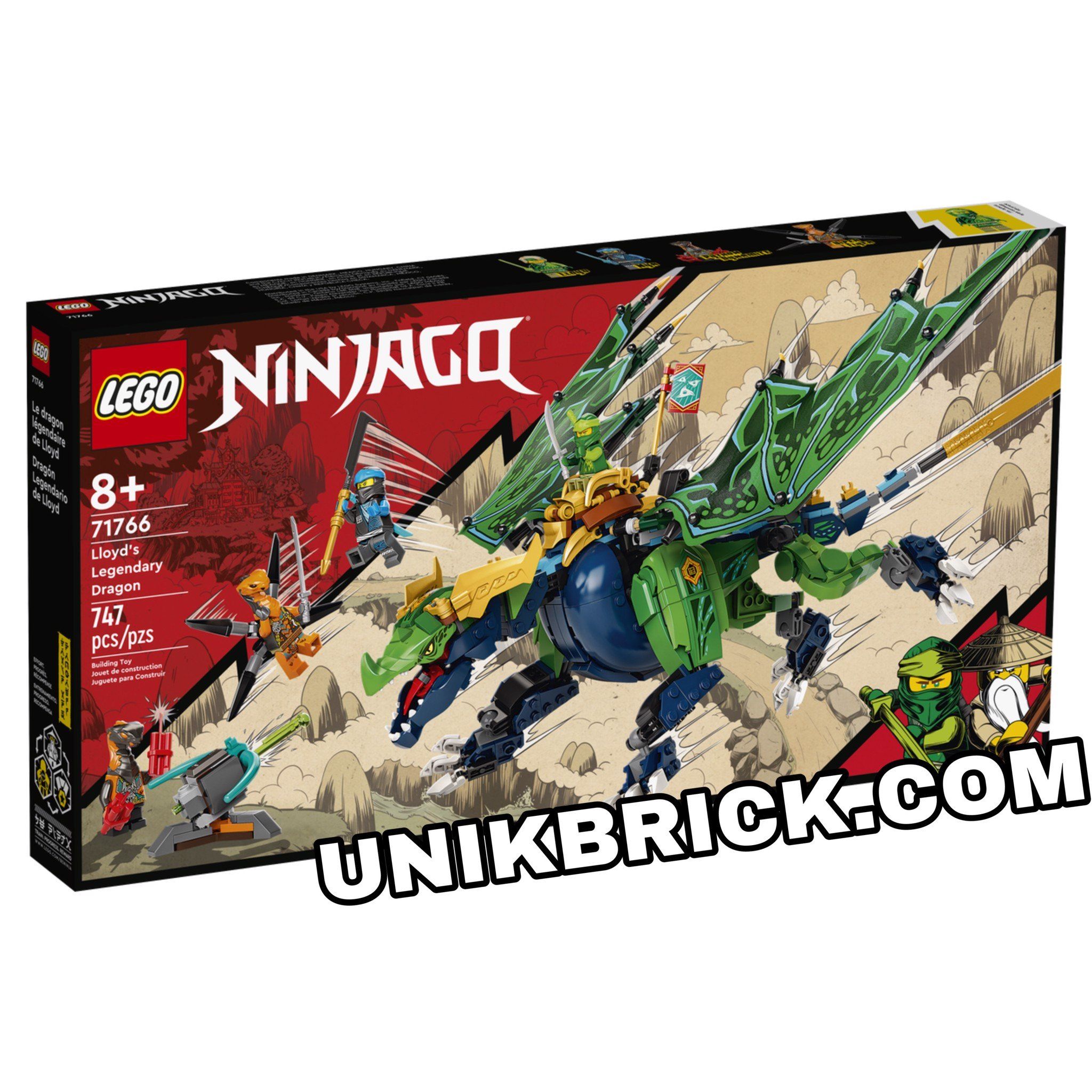 [HÀNG ĐẶT/ORDER] LEGO Ninjago 71766 Lloyd’s Legendary Dragon