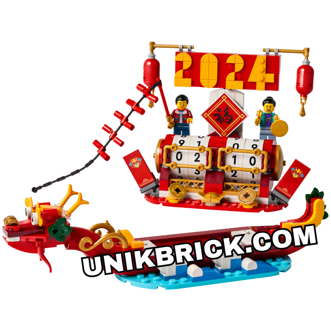 [HÀNG ĐẶT/ORDER] LEGO Festival Calendar 40678 New Year 2024 UNIK BRICK