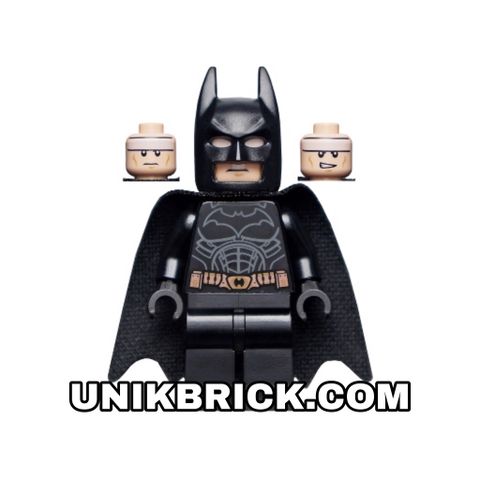  [ORDER ITEMS] LEGO Batman Black Suit with Copper Belt Spongy Cape 