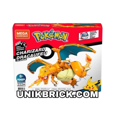  [CÓ HÀNG] MEGA CONSTRUX Pokemon Charizard 