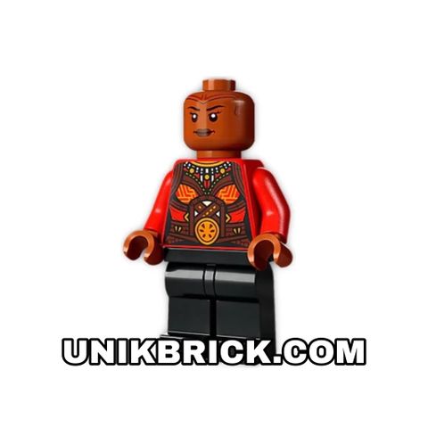  [ORDER ITEMS] LEGO Marvel  Okoye Red Top 