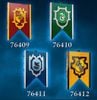 [CÓ HÀNG] LEGO Harry Potter 4 House Banners Bundle Deal