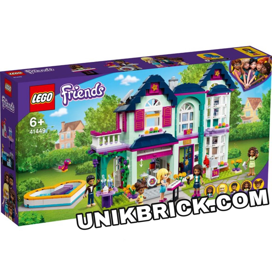 [HÀNG ĐẶT/ ORDER] LEGO Friends 41449 Andrea's Family House