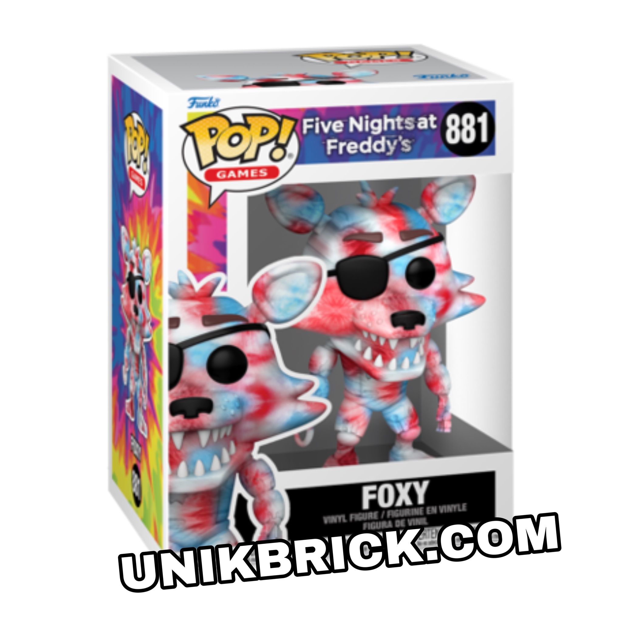 [ORDER ITEMS] FUNKO POP Five Nights at Freddy's 881 Foxy The Pirate In Tie Dye