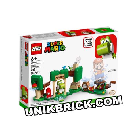  [HÀNG ĐẶT/ ORDER] LEGO Super Mario 71406 Yoshi’s Gift House Expansion Set 