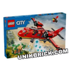 [CÓ HÀNG] LEGO 60413 City Fire Rescue Plane Đồ Chơi Lắp Ráp Máy Bay Cứu Hoả
