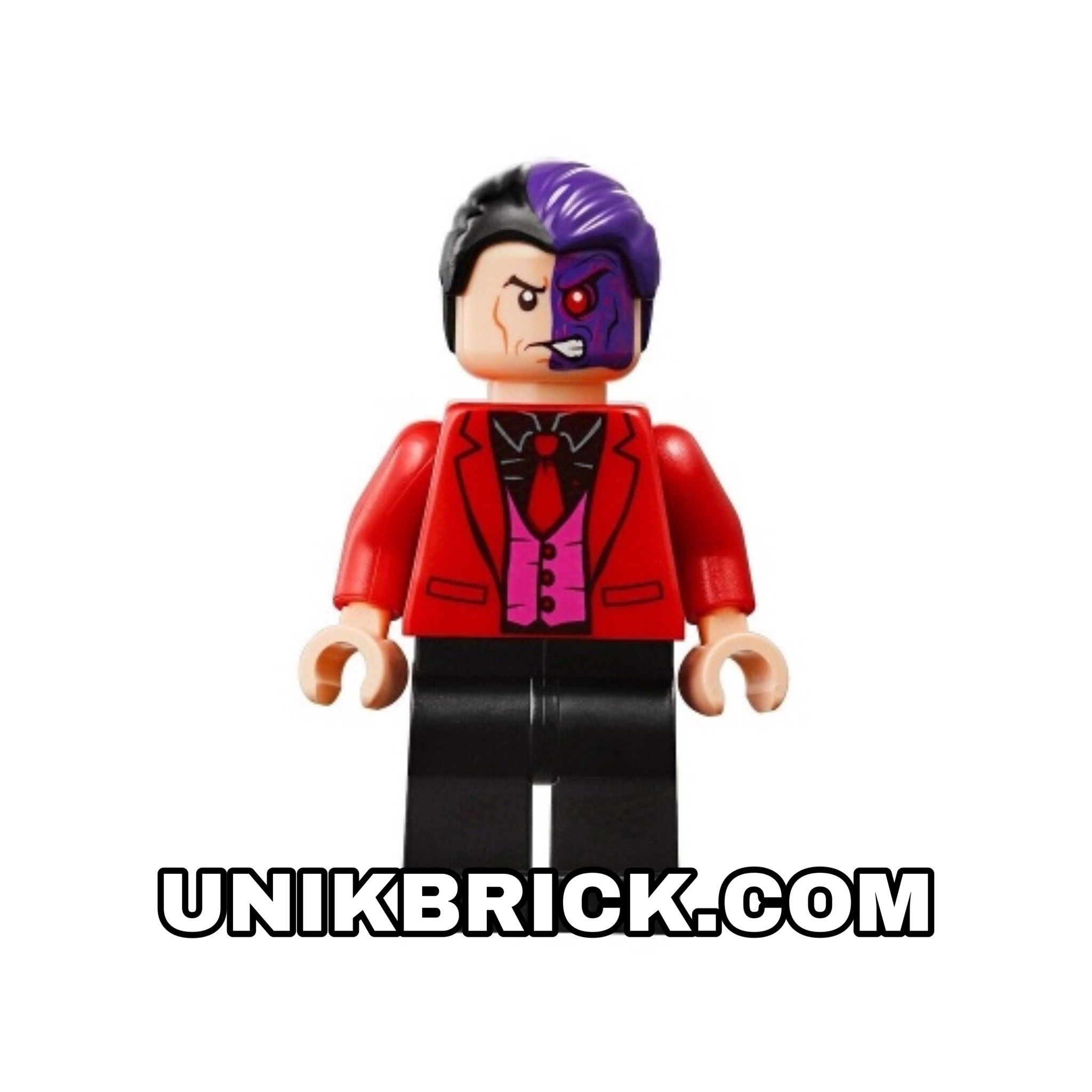 [ORDER ITEMS] LEGO Two Face Black Shirt Red Tie and Jacket