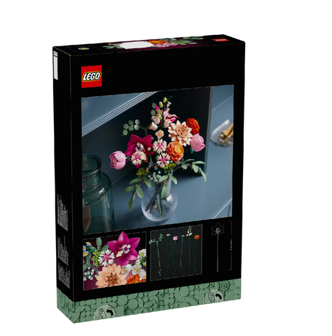  [CÓ HÀNG] LEGO 10342 The Botanical Collection Pretty Pink Flower Bouquet Bó Hoa Đáng Yêu 