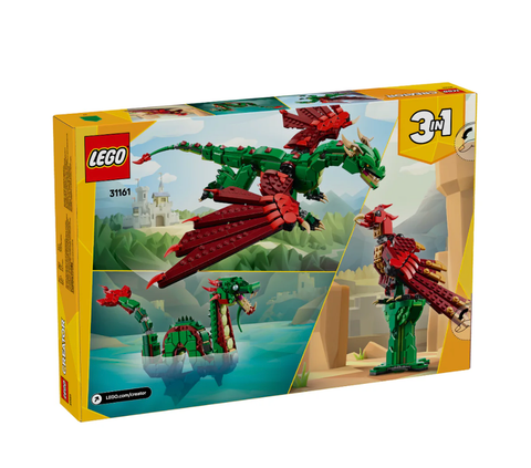  [CÓ HÀNG] LEGO 31161 Creator 3 in 1 Medieval Dragon Rồng Trung Cổ 