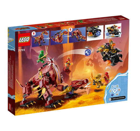  [CÓ HÀNG] LEGO 71793 NINJAGO Heatwave Transforming Lava Dragon Đồ Chơi Lắp Ráp Rồng Thần Dung Nham Heatwave LEGO NINJAGO 71793 