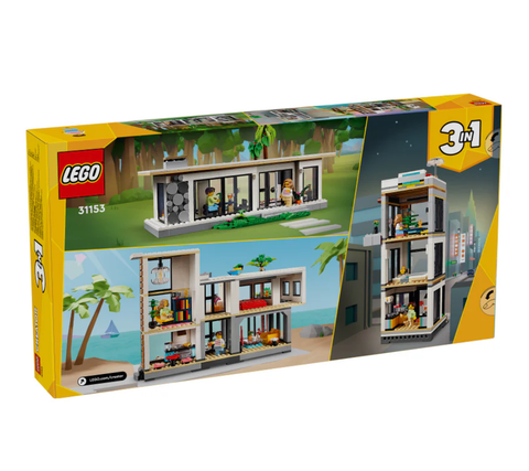  [CÓ HÀNG] LEGO 31153 Creator 3-in-1 Modern House Đồ Chơi Lắp Ráp Ngôi Nhà Hiện Đại 