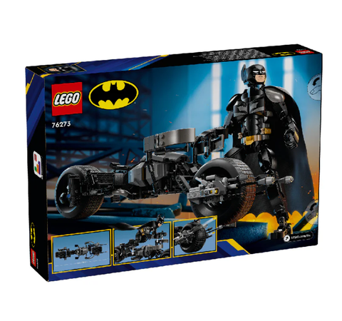  [CÓ HÀNG] LEGO 76273 DC Batman Construction Figure & the Bat-Pod Bike Đồ Chơi Lắp Ráp Mô Hình Người Dơi Và Siêu Xe Batpod 