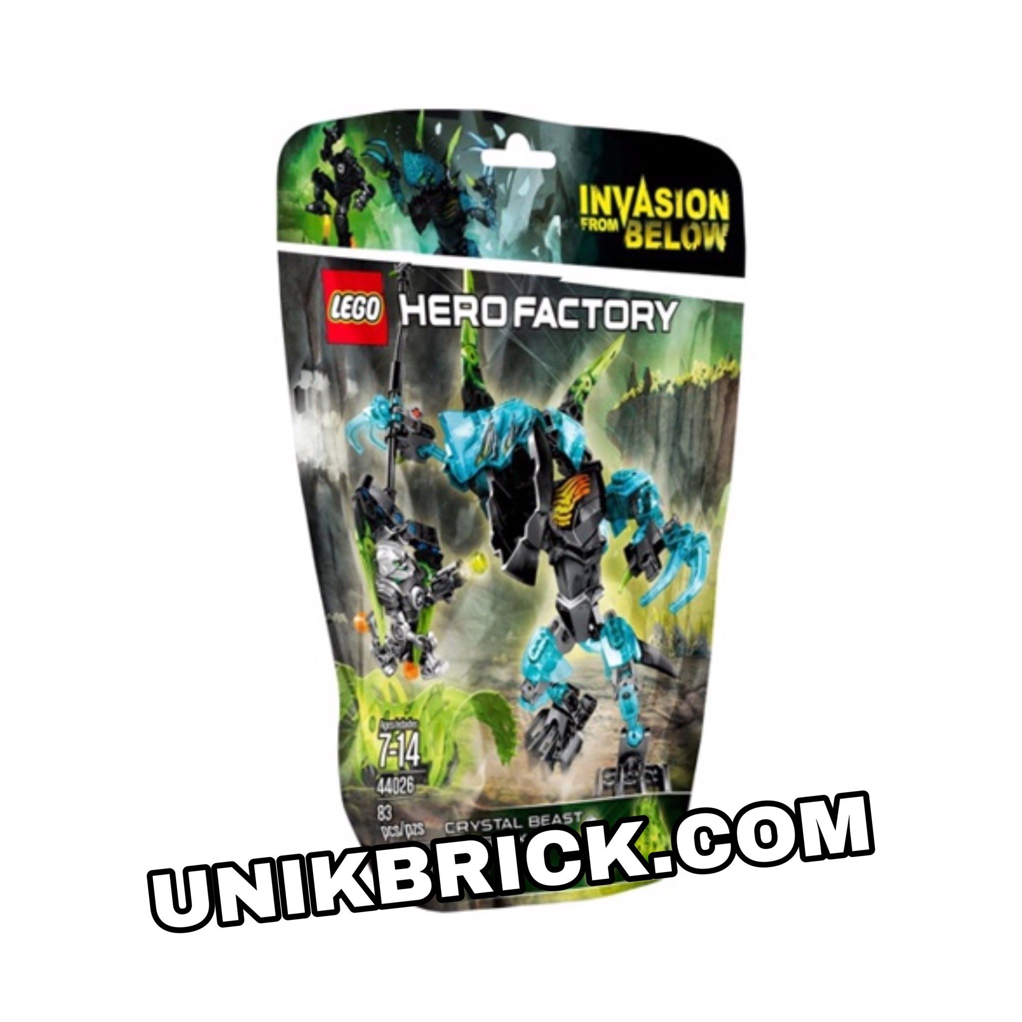 ORDER ITEMS] LEGO Hero Factory 44026 CRYSTAL Beast vs. BULK – UNIK BRICK