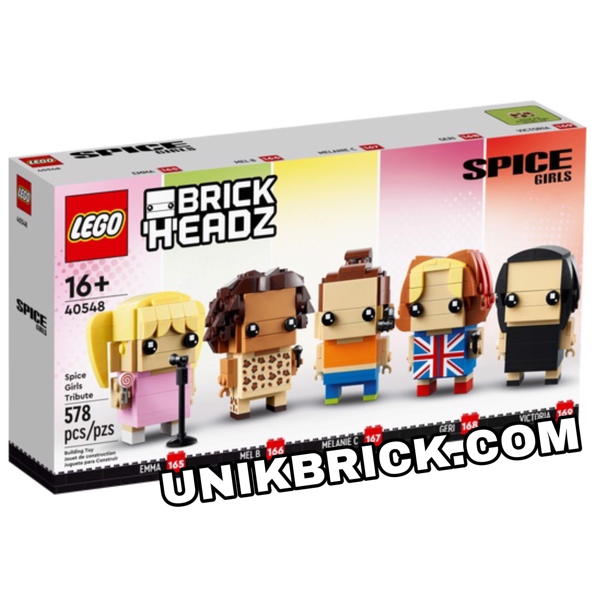 [HÀNG ĐẶT/ ORDER] LEGO Brickheadz 40548 Spice Girls Tribute