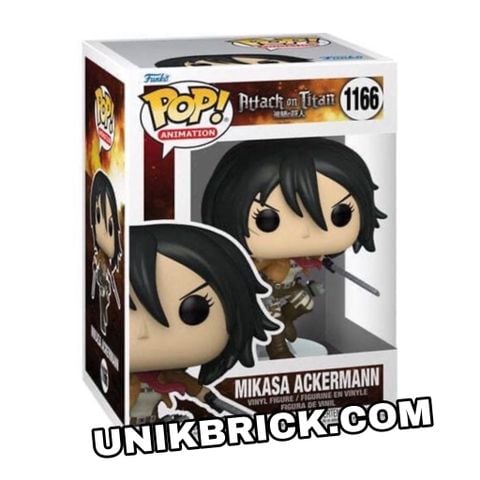  [ORDER ITEMS] FUNKO POP Attack on Titan 1166 Mikasa Ackermann with Swords 