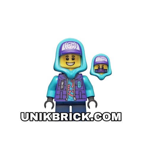  [ORDER ITEMS] LEGO Ninjago Lil' Nelson Medium Azure Hood 