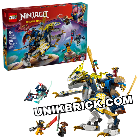  [CÓ HÀNG] LEGO 71843 Ninjago Rogue’s Mech Dragon Rider Siêu robot rồng 
