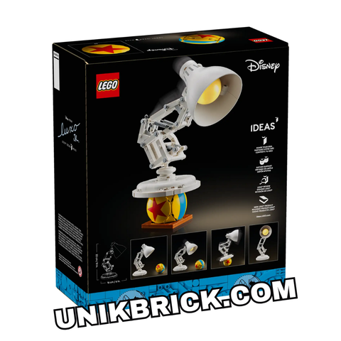  [HÀNG ĐẶT/ ORDER] LEGO 21357 Ideas Disney Pixar Luxo Jr. Đèn bàn trắng 