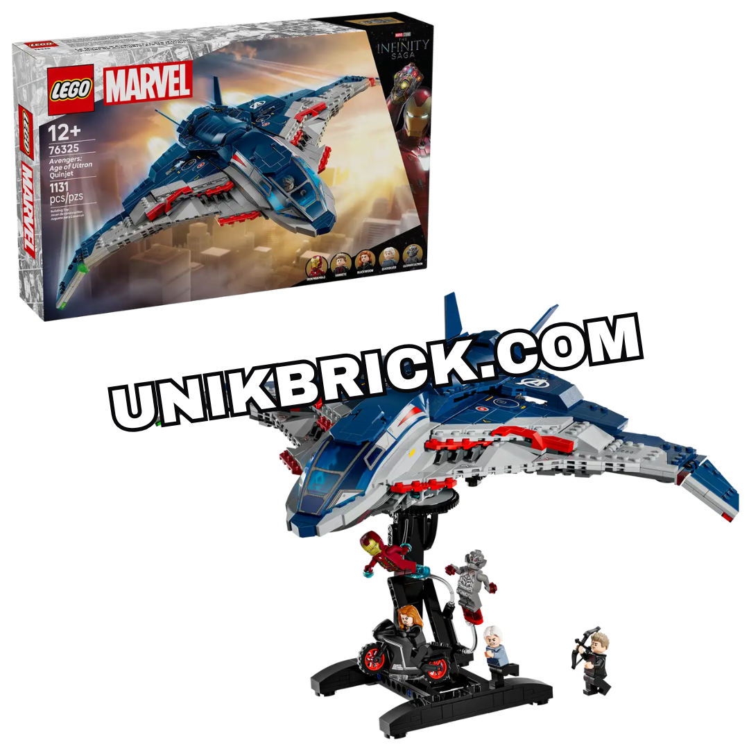 LEGO 76325 Marvel Avengers: Age of Ultron Quinjet – UNIK BRICK