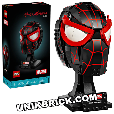  [HÀNG ĐẶT/ ORDER] LEGO 76329 Marvel Miles Morales’ Mask Mặt Nạ Người Nhện 