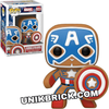 FUNKO POP 933 Marvel Gingerbread Captain America Phiên Bản Đội trưởng Mỹ Bánh Gừng